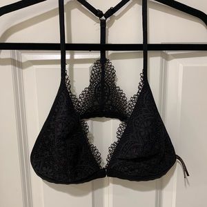 Black Lace Bralette Size Large